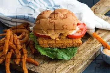Crispy Fish Sandwich jigsaw puzzle
