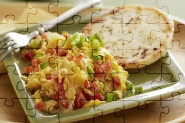 Scrambled Egg Ham   Vegetable jigsaw puzzle