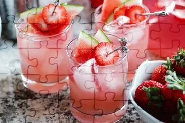 strawberry jigsaw puzzle