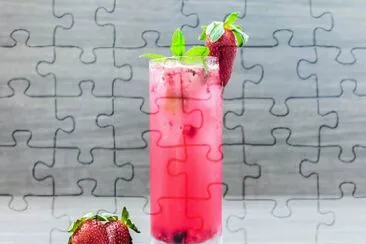 strawberry jigsaw puzzle