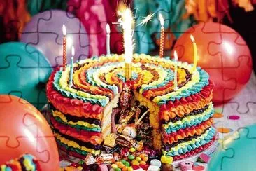 Cake jigsaw puzzle