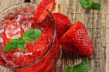 strawberry jigsaw puzzle
