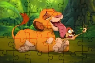 פאזל של ç…å­çŽ‹å¡é€š
