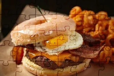 Donuts Burger jigsaw puzzle
