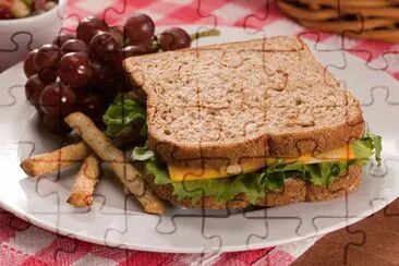 Salad Cheese Sandwich jigsaw puzzle