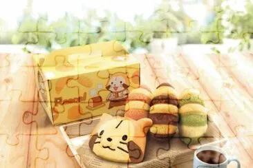 Cookie jigsaw puzzle
