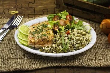 Salmon jigsaw puzzle