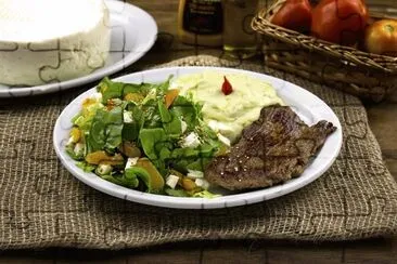 Steak   Pure   Salad jigsaw puzzle