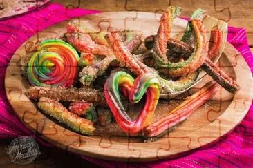 פאזל של Rainbow Churros