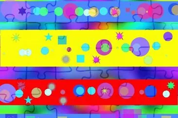 Stripe colours shapes jigsaw puzzle
