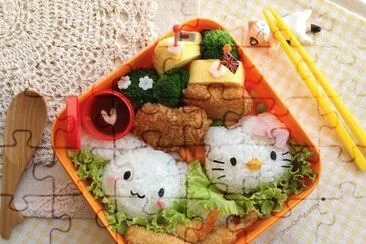 Hello Kitty Bento jigsaw puzzle
