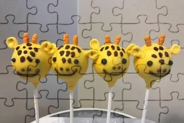 Giraffe PopCakes jigsaw puzzle