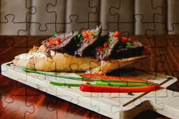 Roast Beef Bruschetta jigsaw puzzle