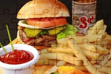Burger   Potato jigsaw puzzle