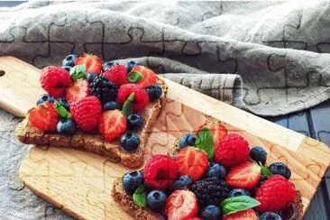 Red Fruits Toast jigsaw puzzle