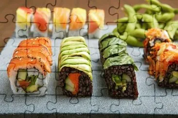 Sushi jigsaw puzzle