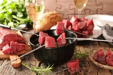 Beef Fondue jigsaw puzzle