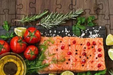 Salmon jigsaw puzzle