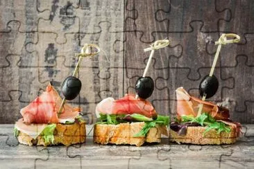 Ham   Vegetable Bruschetta