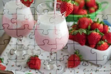 Strawberry Smoothie jigsaw puzzle