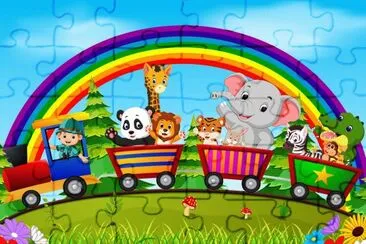 cartoon jigsaw puzzle
