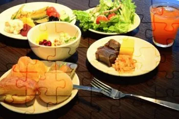 Breakfast jigsaw puzzle