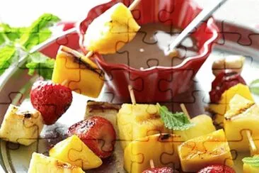 פאזל של Chocolate Fondue   Fruits