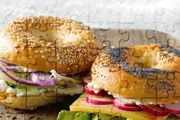 Salad Bagel jigsaw puzzle