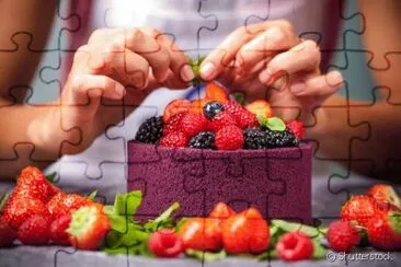 Cake jigsaw puzzle