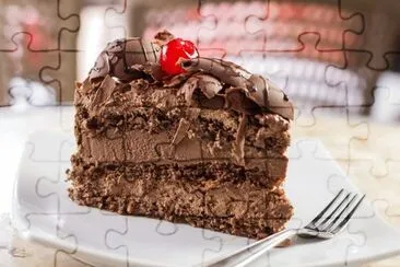 Bolo de chocolate jigsaw puzzle