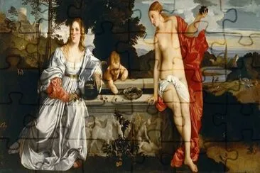 AMOR SAGRADO DE TIZIANO jigsaw puzzle