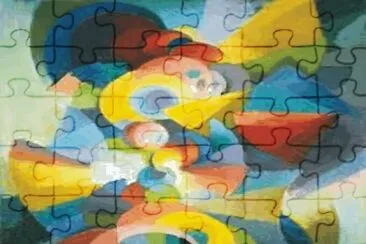 Abstract jigsaw puzzle