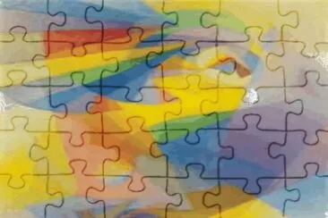 Abstract jigsaw puzzle