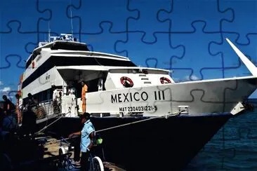 Transbordador en Cozumel, Quintana Roo.