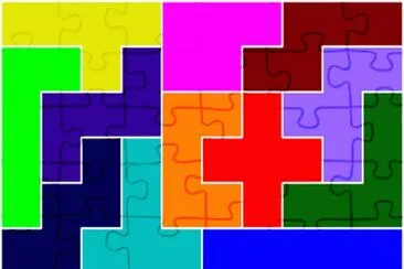 draw jigsaw puzzle
