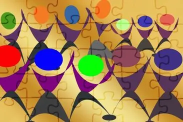 פאזל של Bonhommes