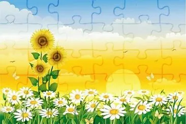 ç¾Žéº—èŠ±ä¸–ç•Œ jigsaw puzzle