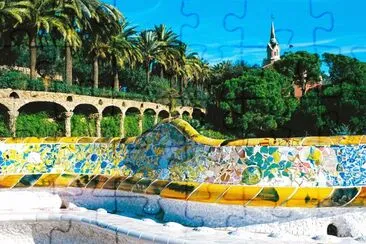 Park GÃ¼ell-Barcelona jigsaw puzzle