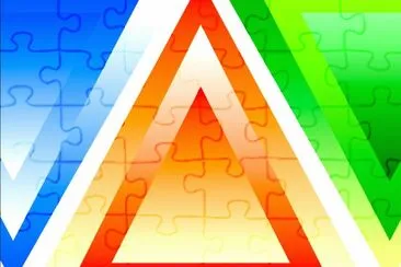 Triangles jigsaw puzzle