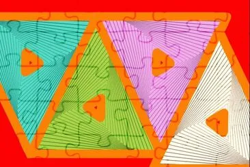 4 couleurs jigsaw puzzle