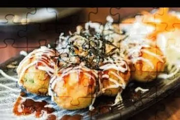 Takoyaki jigsaw puzzle