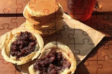 Red bean cake jigsaw puzzle