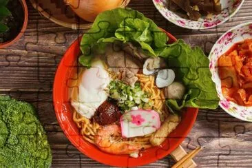 Nabeyaki egg noodles jigsaw puzzle