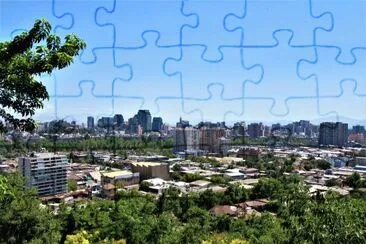PanorÃ¡mica de Santiago de Chile. jigsaw puzzle