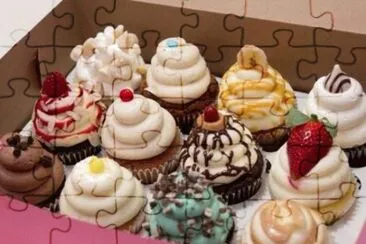 cupcakes box jigsaw puzzle