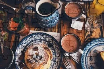 Breakfast jigsaw puzzle