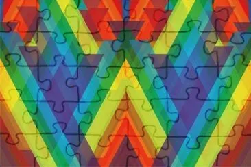 å¤šè‰²å½©å¹¾ä½•åœ–ç‰‡ jigsaw puzzle