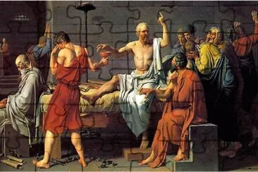 JACQUES LOUIS DAVID (SOCRATES) jigsaw puzzle