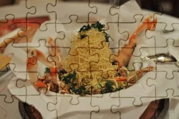 Food jigsaw puzzle