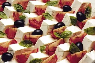 Food jigsaw puzzle